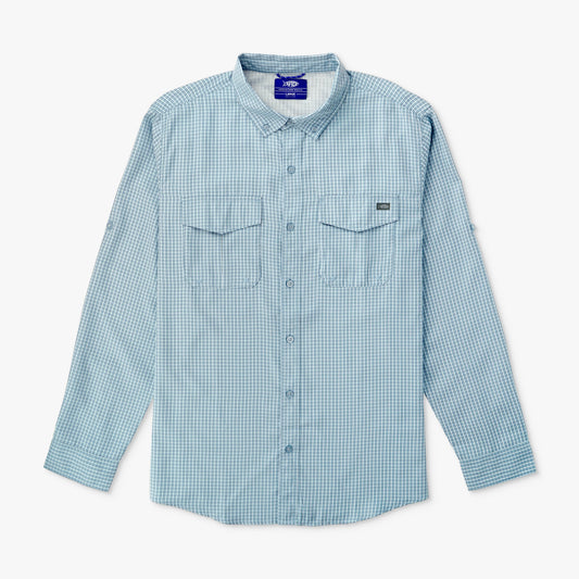 Mens Sirius Tech LS Vented Fishing Shirts - AFTCO