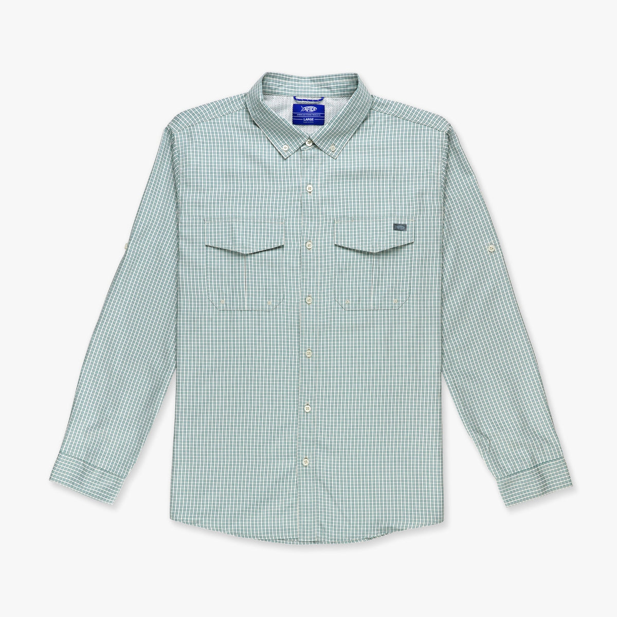 Mens Sirius Tech LS Vented Fishing Shirts - AFTCO