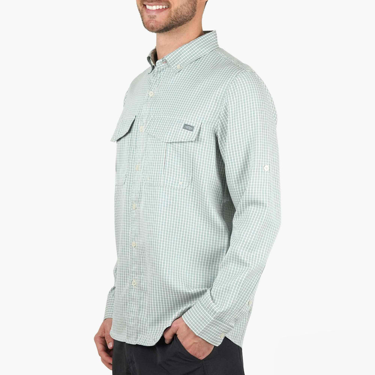Mens Sirius Tech LS Vented Fishing Shirts - AFTCO