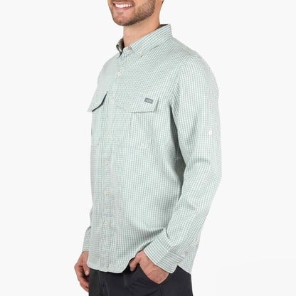 Mens Sirius Tech LS Vented Fishing Shirts - AFTCO