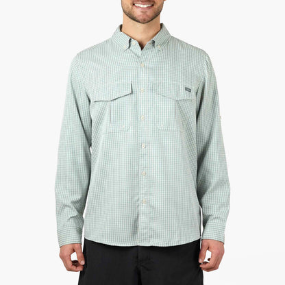 Mens Sirius Tech LS Vented Fishing Shirts - AFTCO