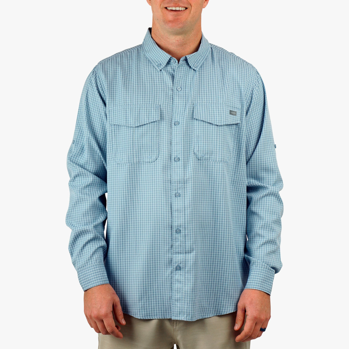 Mens Sirius Tech LS Vented Fishing Shirts - AFTCO