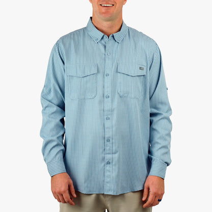 Mens Sirius Tech LS Vented Fishing Shirts - AFTCO