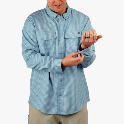 Mens Sirius Tech LS Vented Fishing Shirts - AFTCO