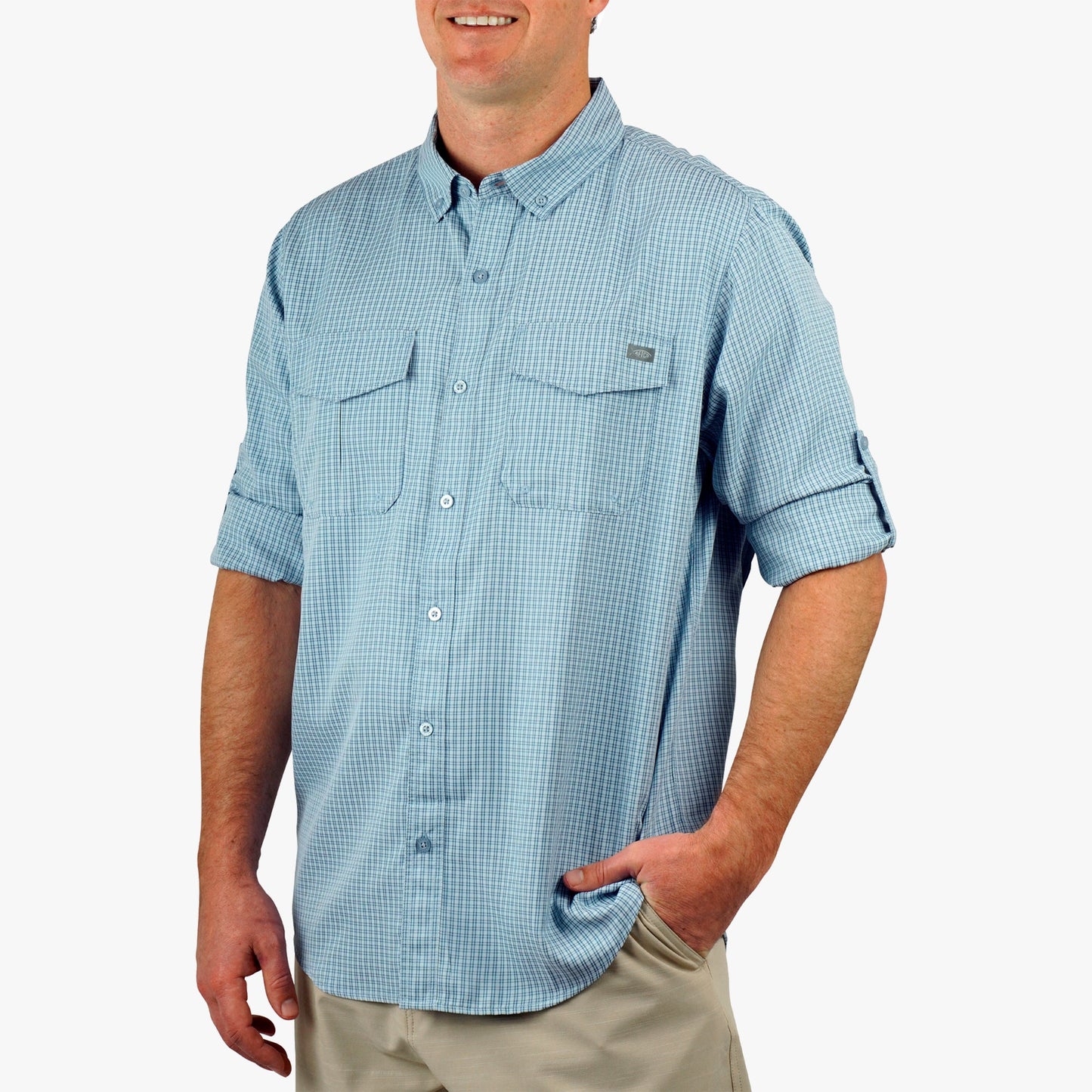 Mens Sirius Tech LS Vented Fishing Shirts - AFTCO