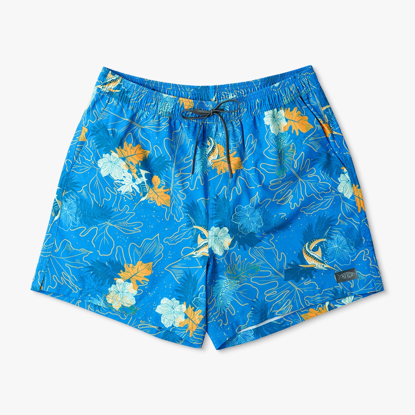 Mens Strike Printed Swim Trunks - AFTCO