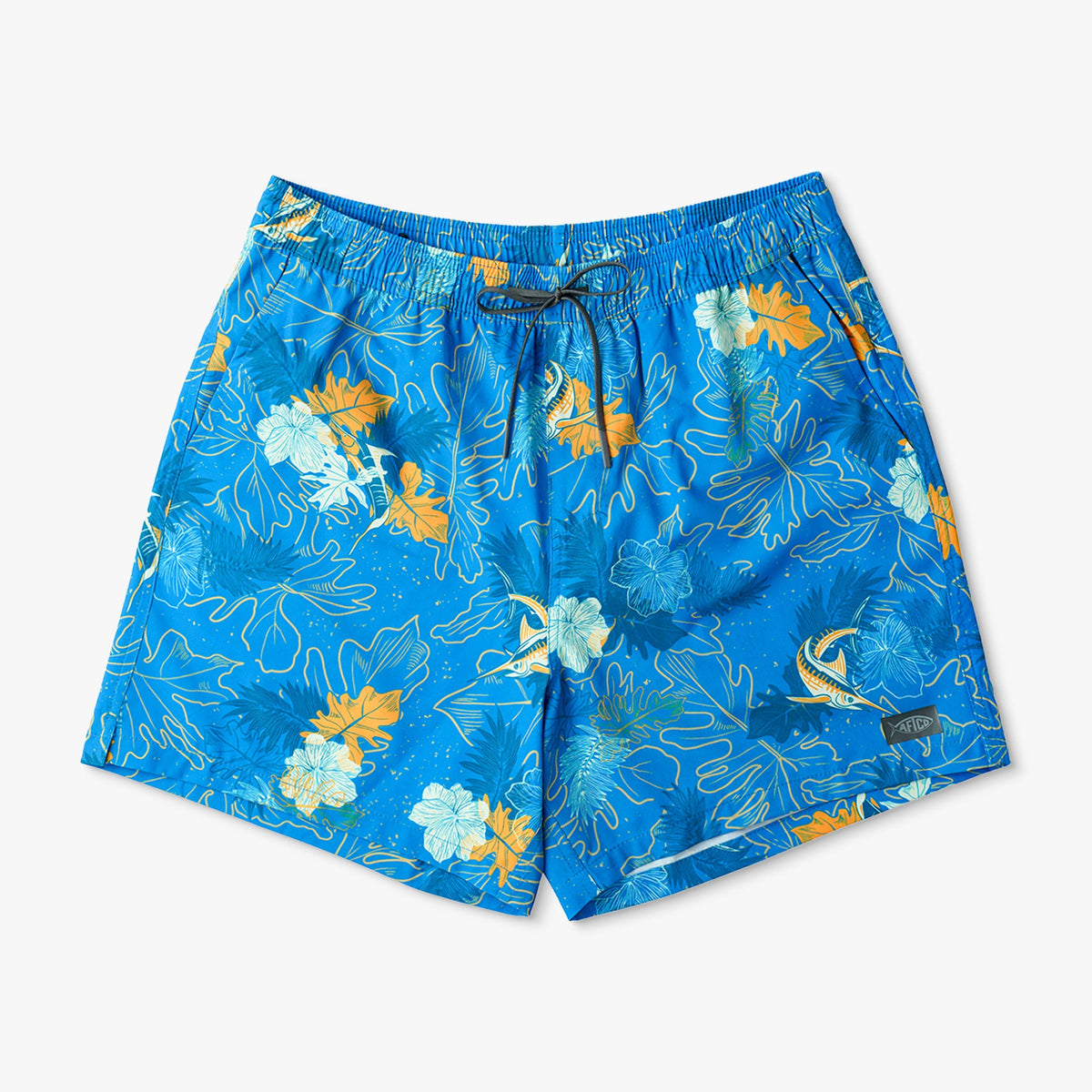 Mens Strike Printed Swim Trunks - AFTCO