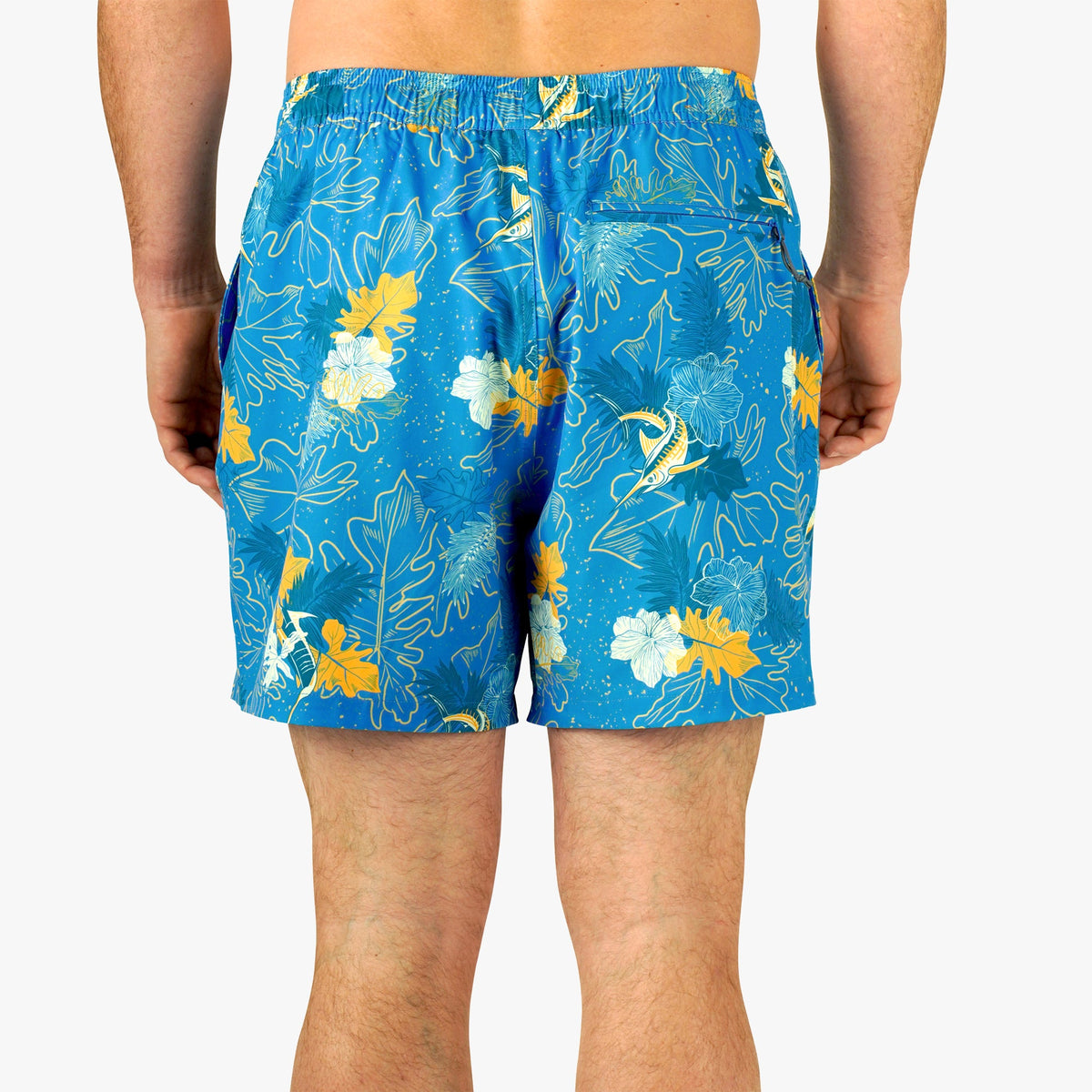 Mens Strike Printed Swim Trunks - AFTCO
