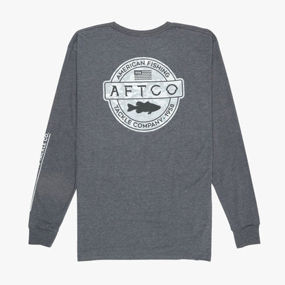 Mens Bass Patch LS T-Shirt - AFTCO
