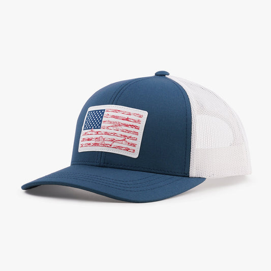 Mens Wavy Low Profile Fishing Hat - AFTCO