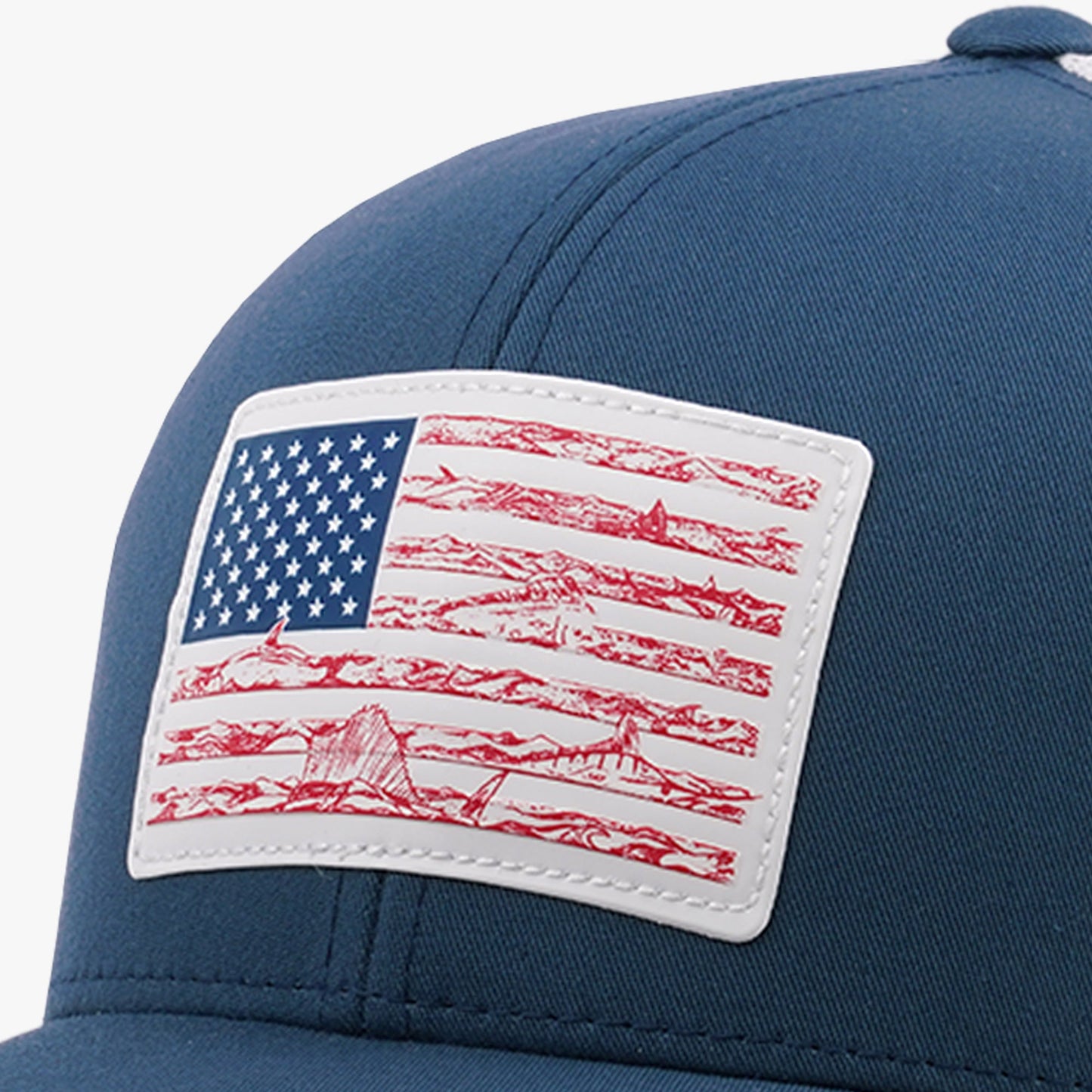 Mens Wavy Low Profile Fishing Hat - AFTCO
