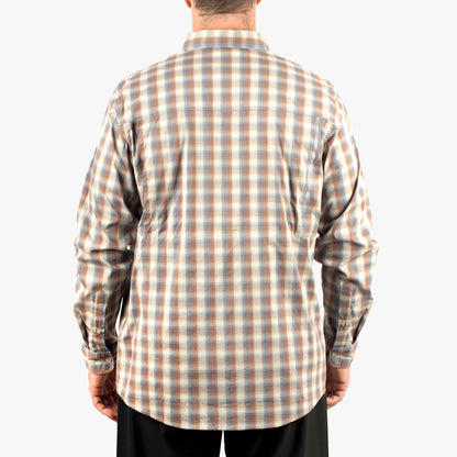 Mens Portside LS Button Down Fishing Shirt - AFTCO