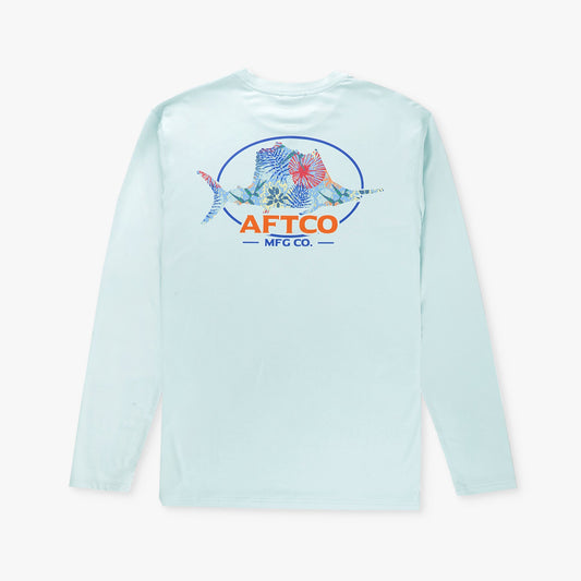 Mens Summertime UVX LS Sun Protection Fishing Shirt - AFTCO