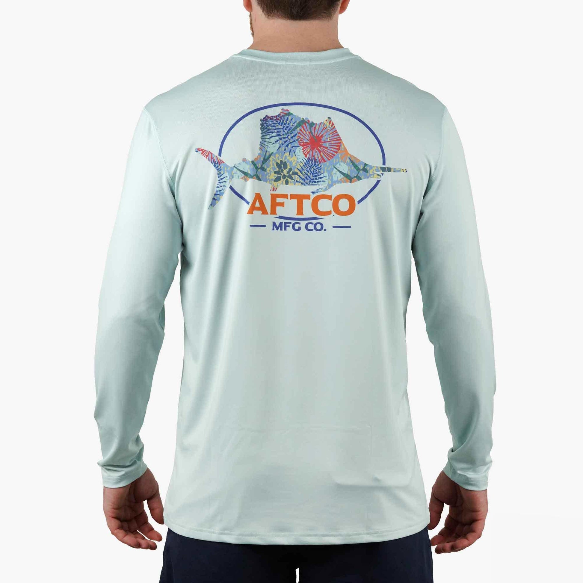 Mens Summertime UVX LS Sun Protection Fishing Shirt - AFTCO