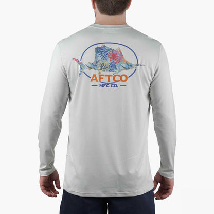 Mens Summertime UVX LS Sun Protection Fishing Shirt - AFTCO