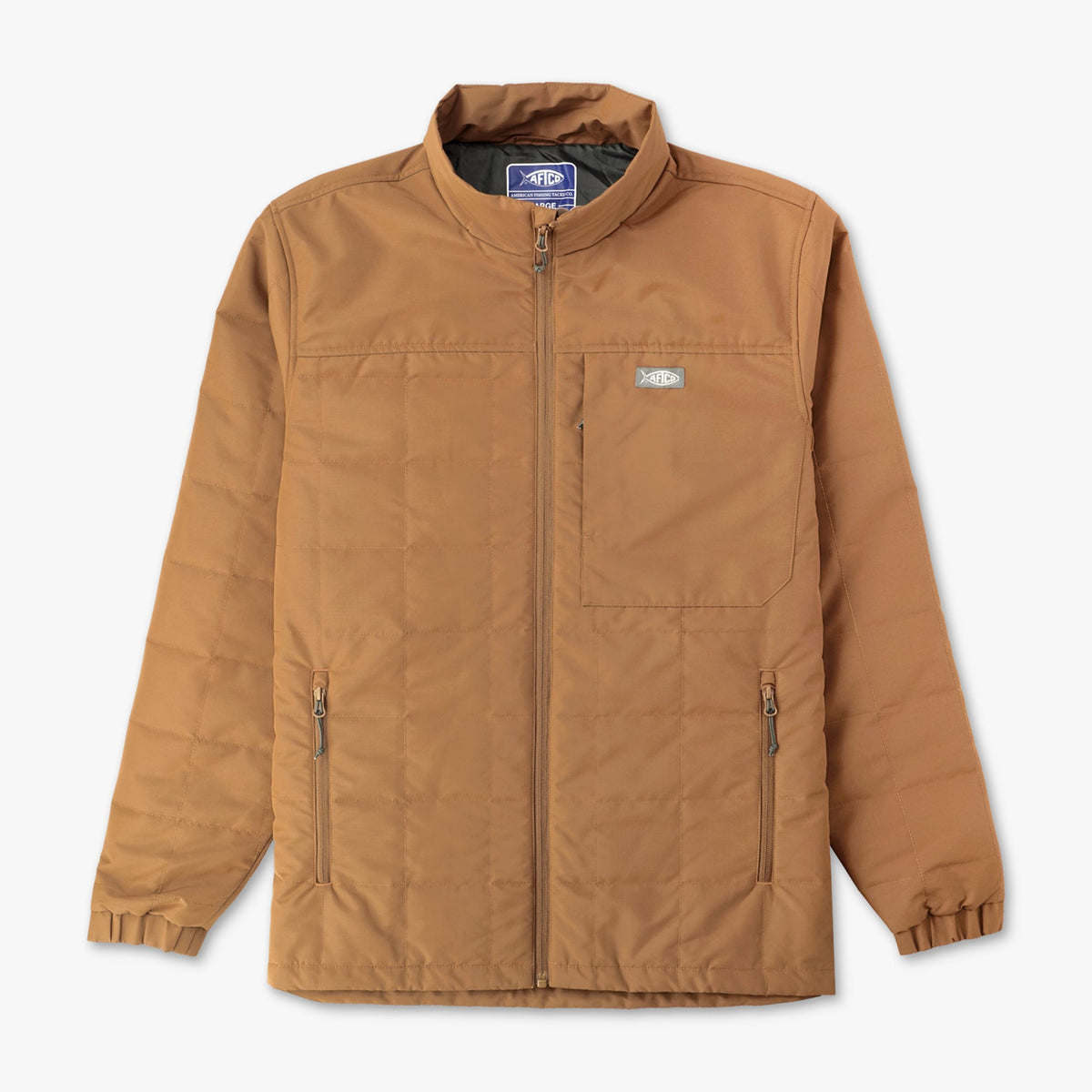 Mens Crosswind Insulated Fishing Puffer Jacket - AFTCO