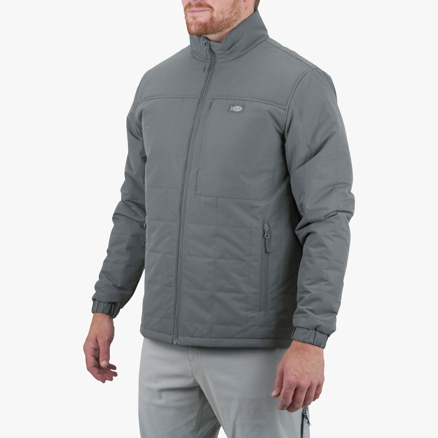 Mens Crosswind Insulated Fishing Puffer Jacket - AFTCO