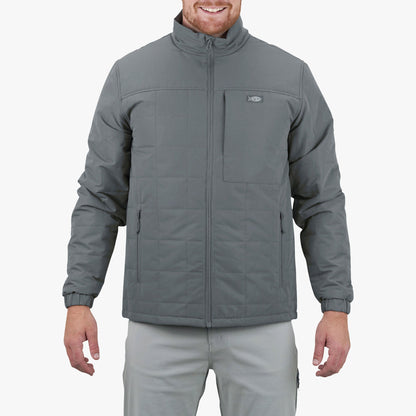 Mens Crosswind Insulated Fishing Puffer Jacket - AFTCO