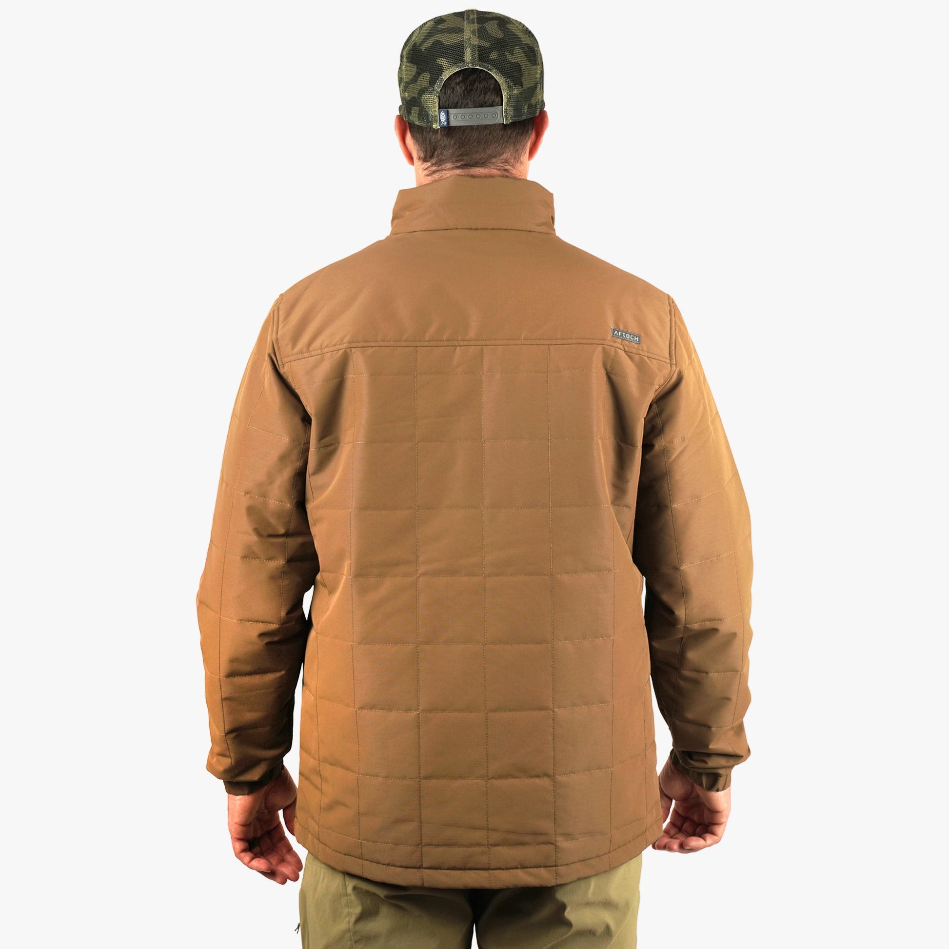 Mens Crosswind Insulated Fishing Puffer Jacket - AFTCO