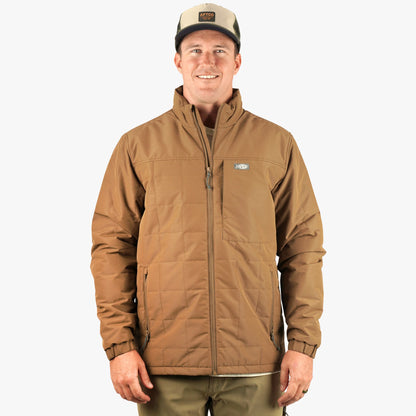 Mens Crosswind Insulated Fishing Puffer Jacket - AFTCO