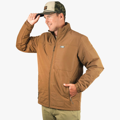 Mens Crosswind Insulated Fishing Puffer Jacket - AFTCO