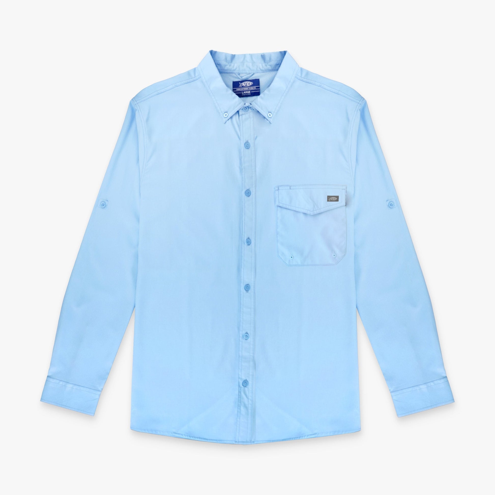 Mens Palomar LS Vented Fishing Shirts - AFTCO