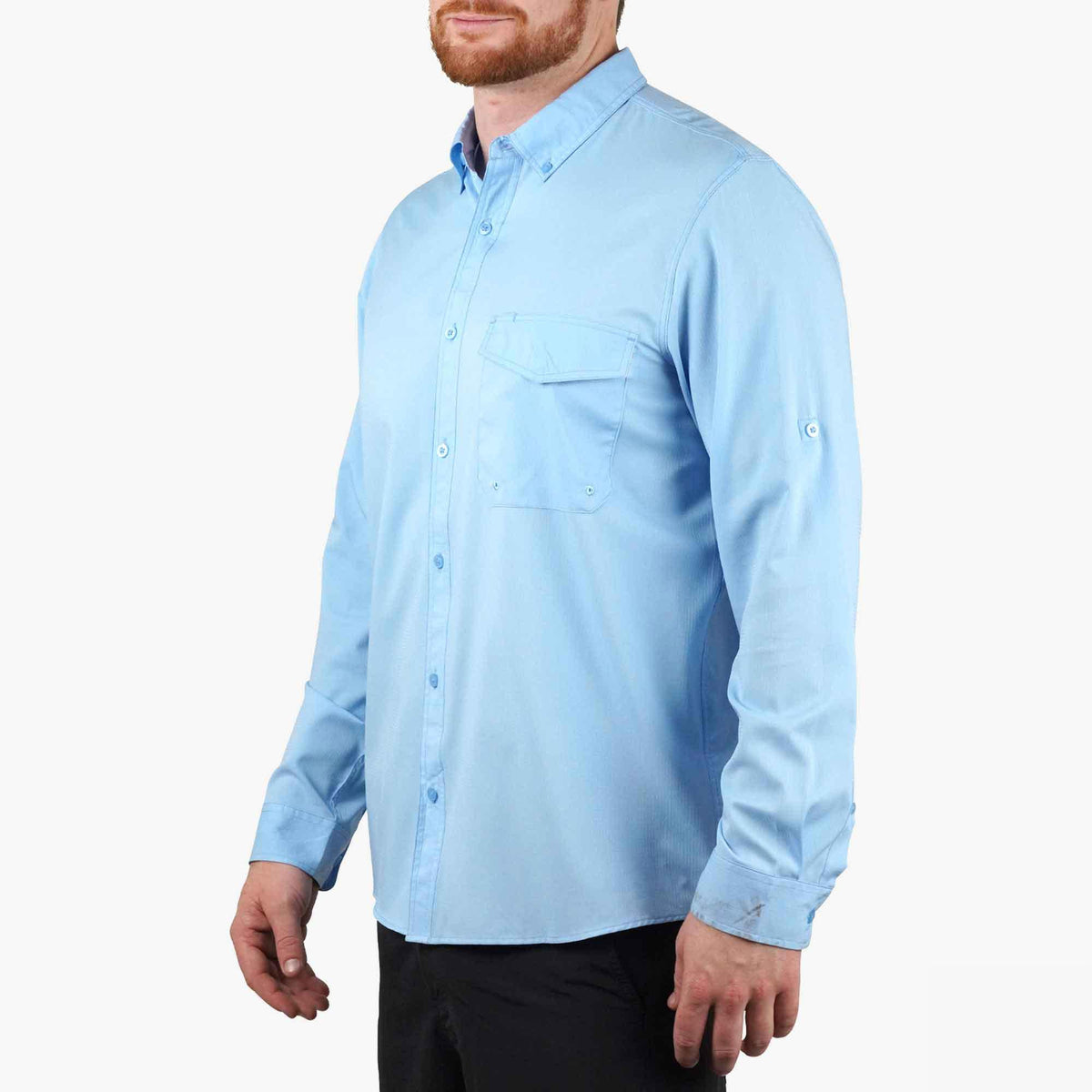 Mens Palomar LS Vented Fishing Shirts - AFTCO