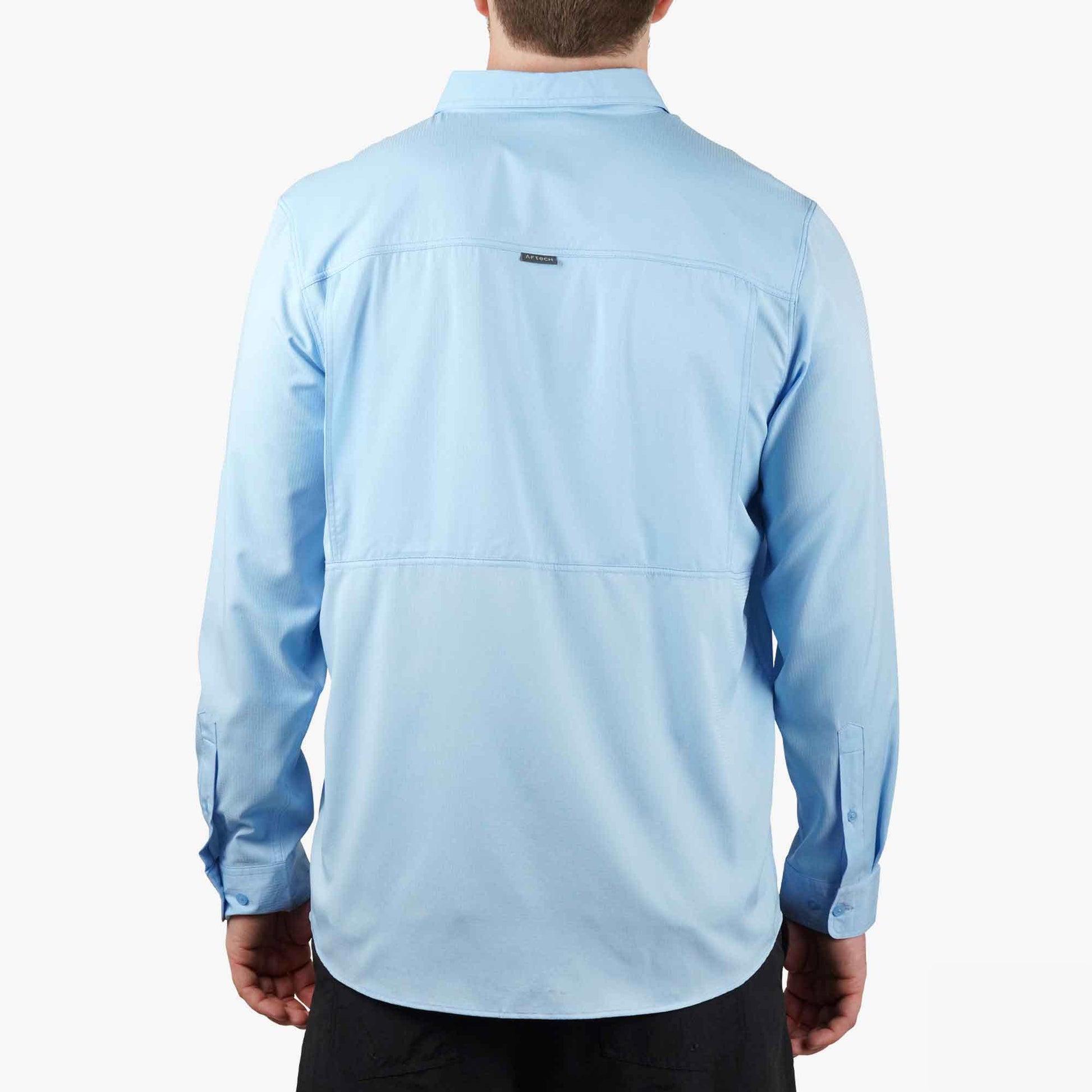 Mens Palomar LS Vented Fishing Shirts - AFTCO