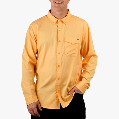 Mens Palomar LS Vented Fishing Shirts - AFTCO