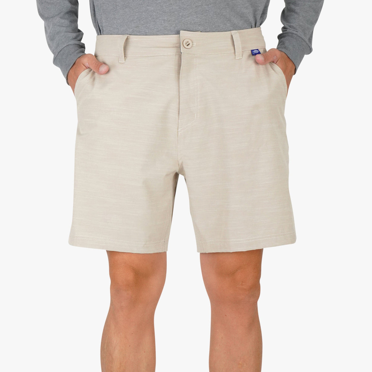 Mens 365 Hybrid Stretch Chino Fishing Shorts - AFTCO