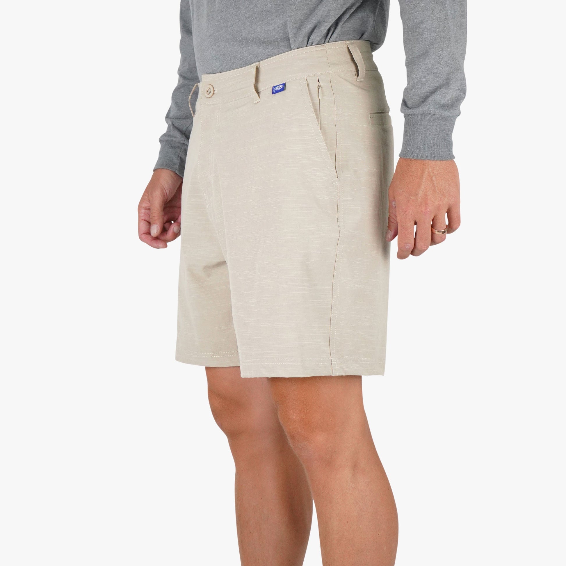 Mens 365 Hybrid Stretch Chino Fishing Shorts - AFTCO