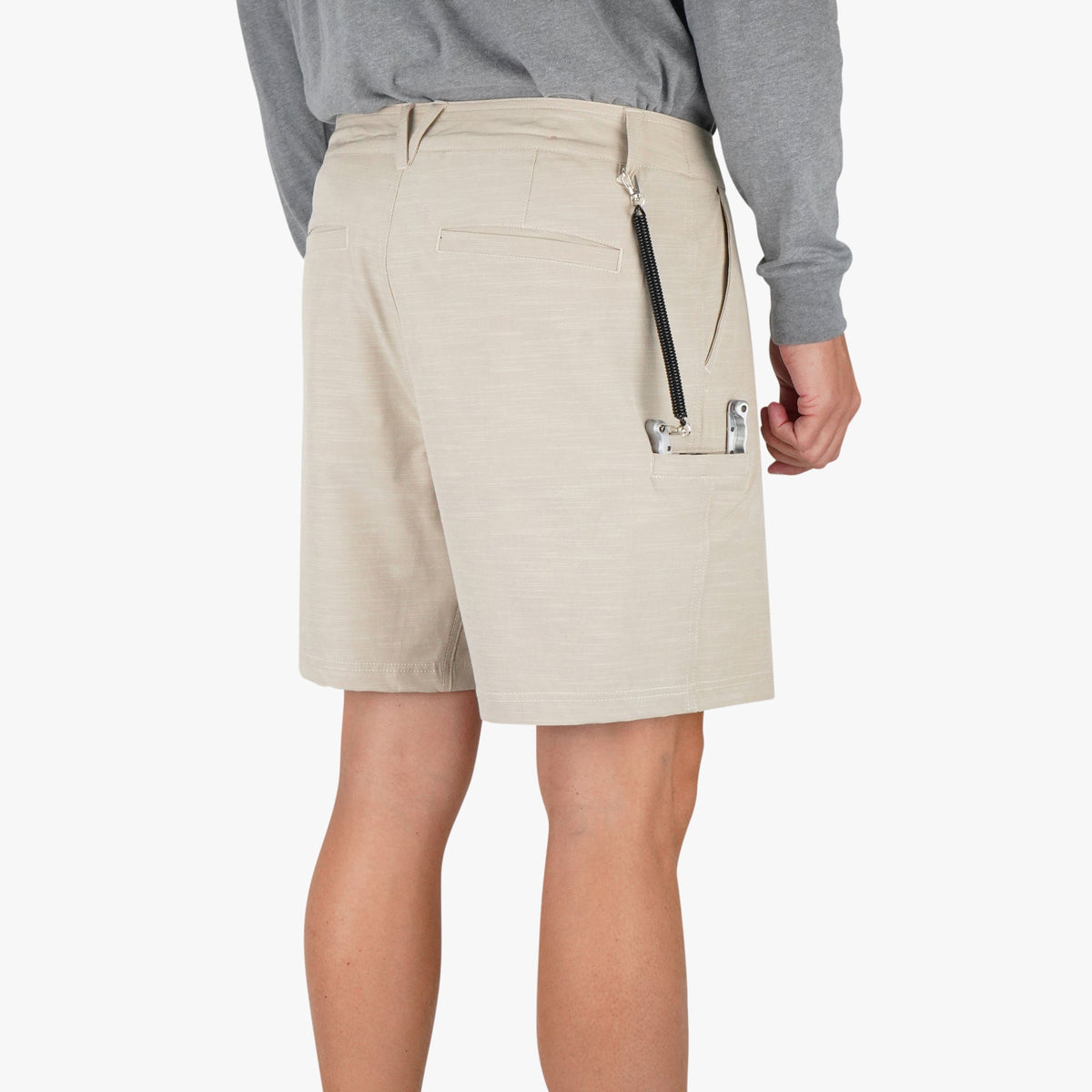 Mens 365 Hybrid Stretch Chino Fishing Shorts - AFTCO