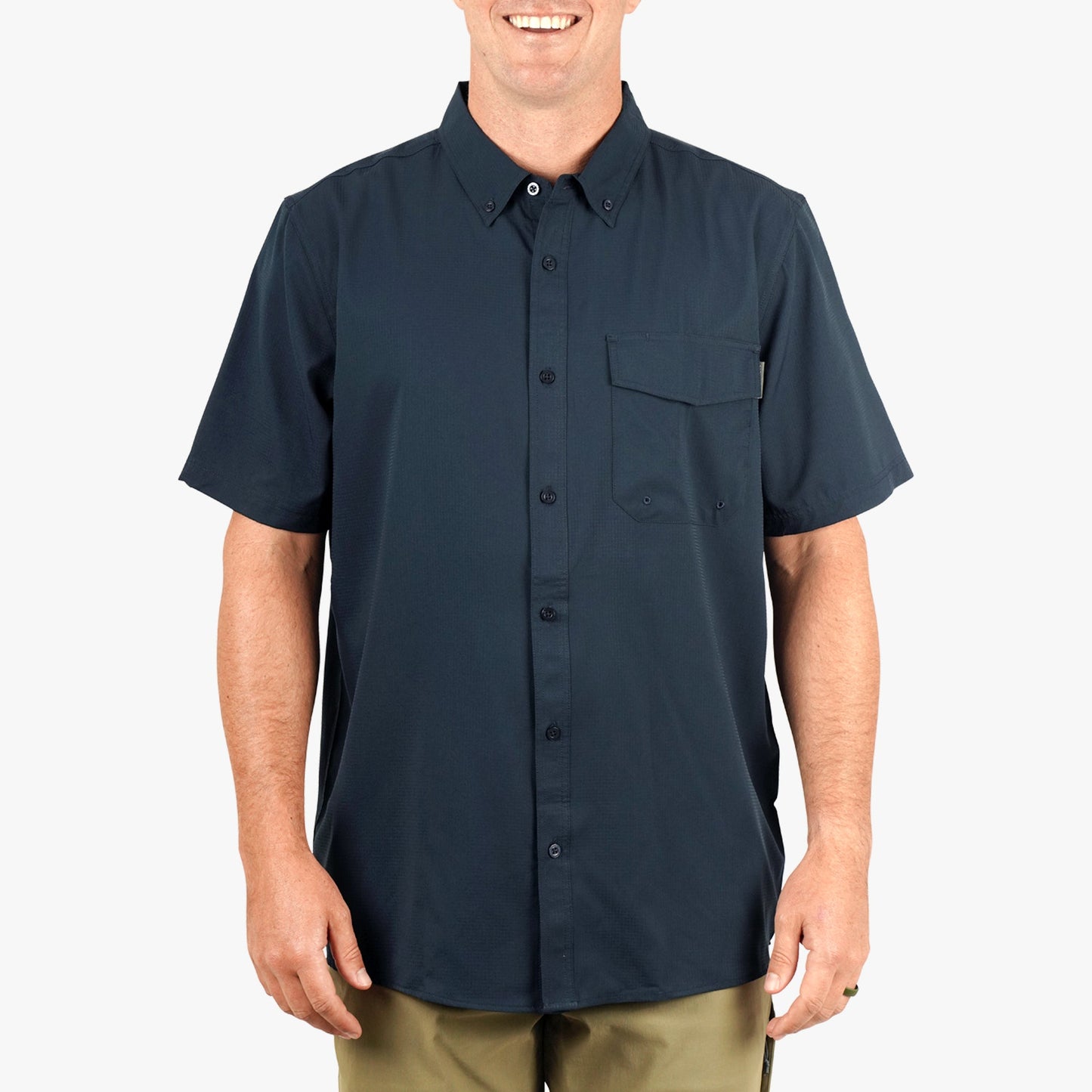 Mens Palomar SS Vented Fishing Shirt - AFTCO