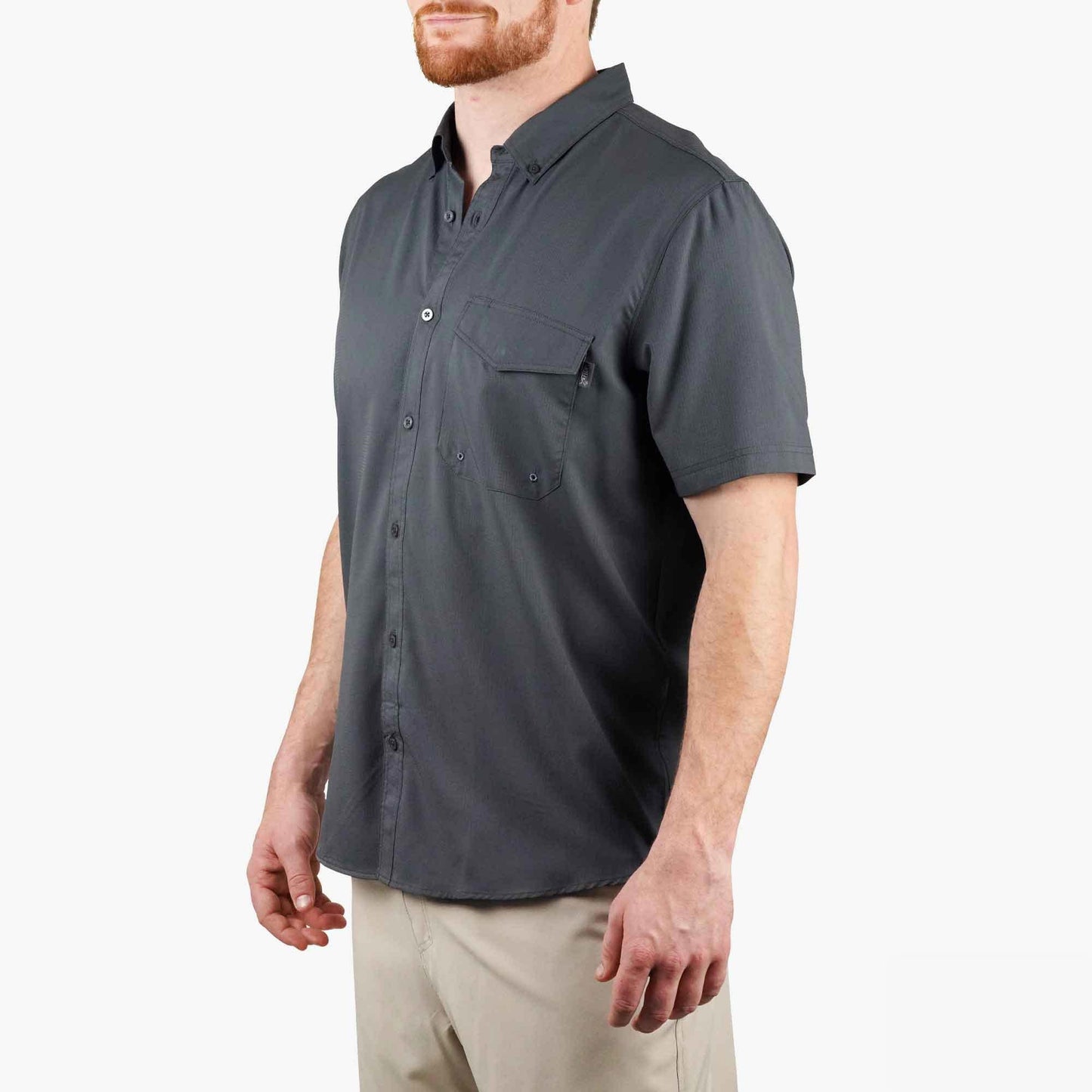 Mens Palomar SS Vented Fishing Shirt - AFTCO