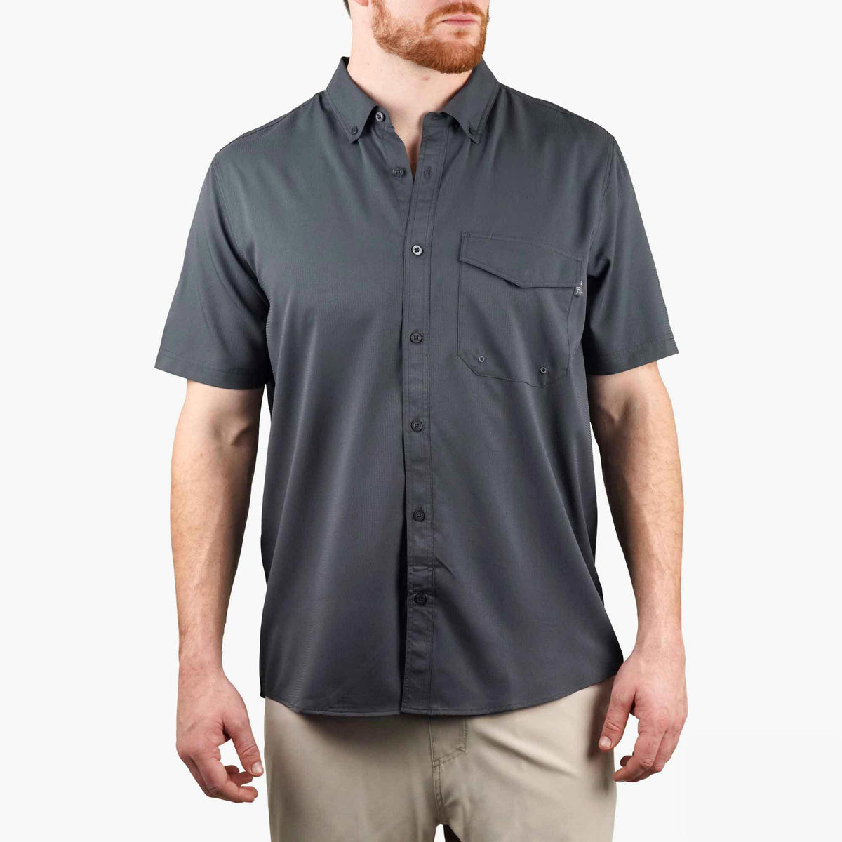 Mens Palomar SS Vented Fishing Shirt - AFTCO
