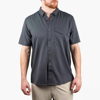 Mens Palomar SS Vented Fishing Shirt - AFTCO