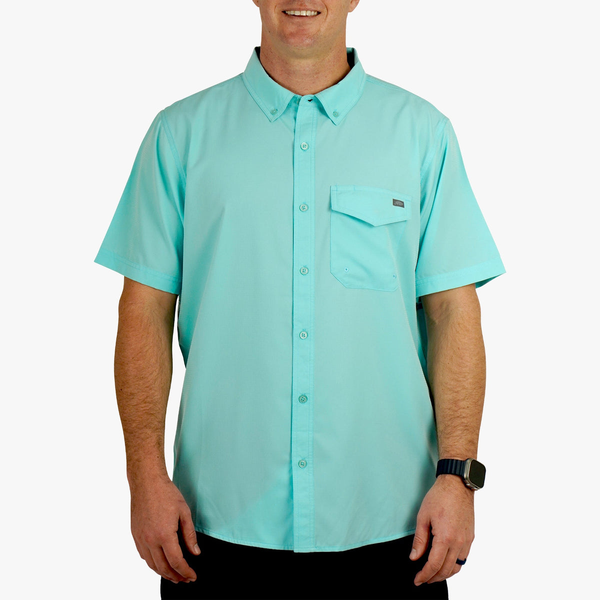 Mens Palomar SS Vented Fishing Shirt - AFTCO