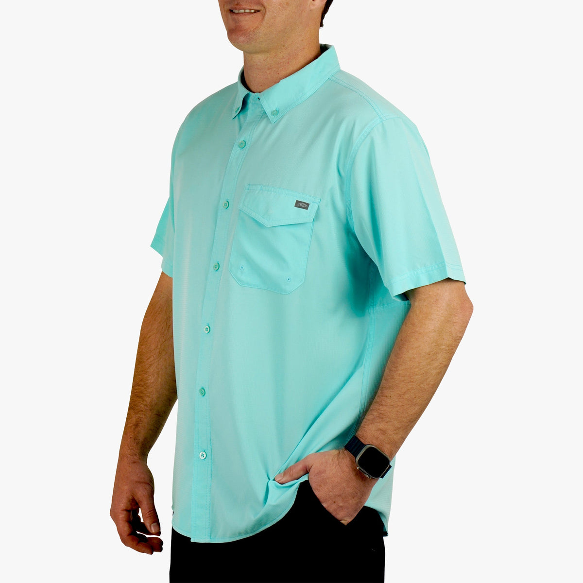 Mens Palomar SS Vented Fishing Shirt - AFTCO