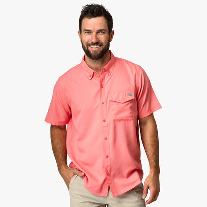 Mens Palomar SS Vented Fishing Shirt - AFTCO