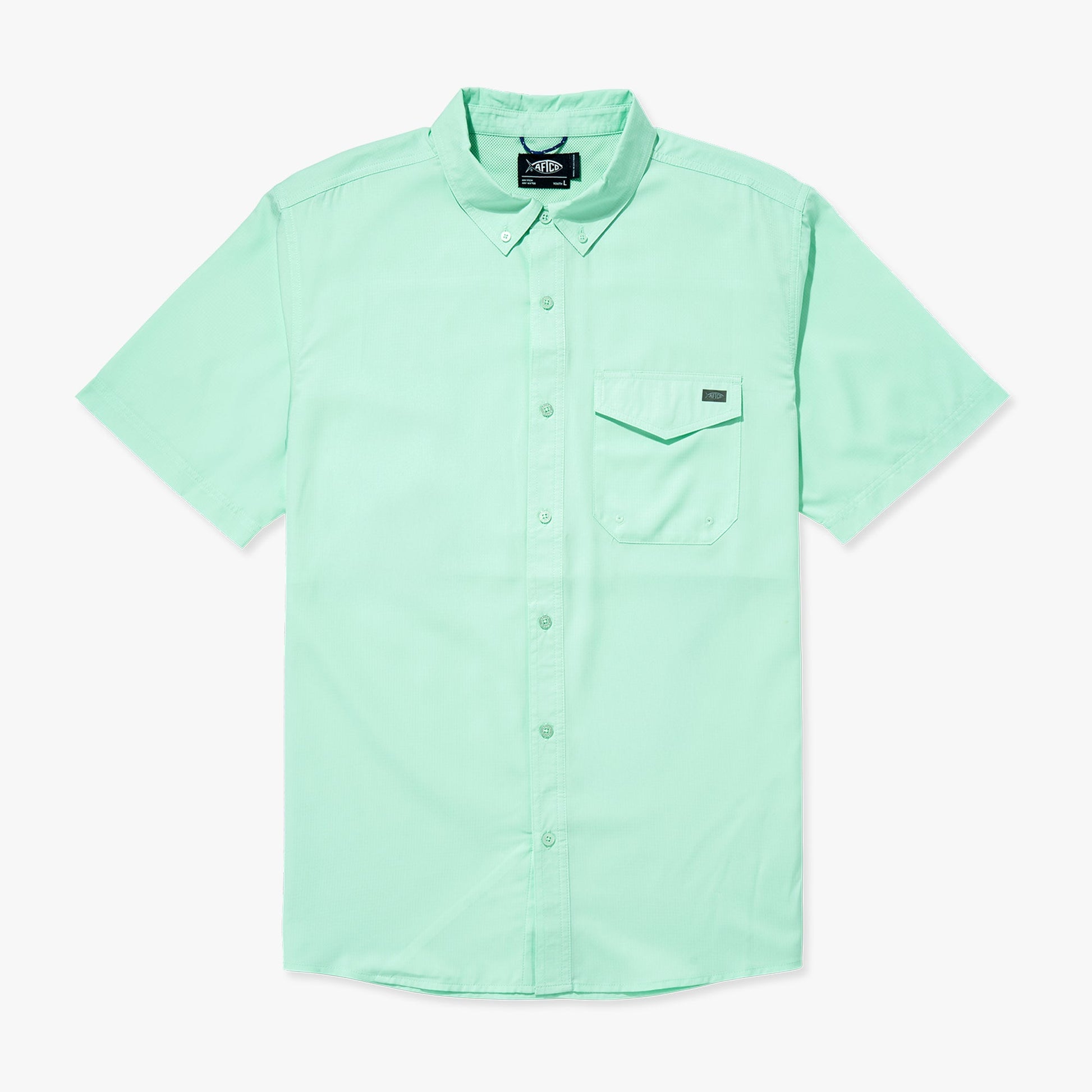 Mens Palomar SS Vented Fishing Shirt - AFTCO