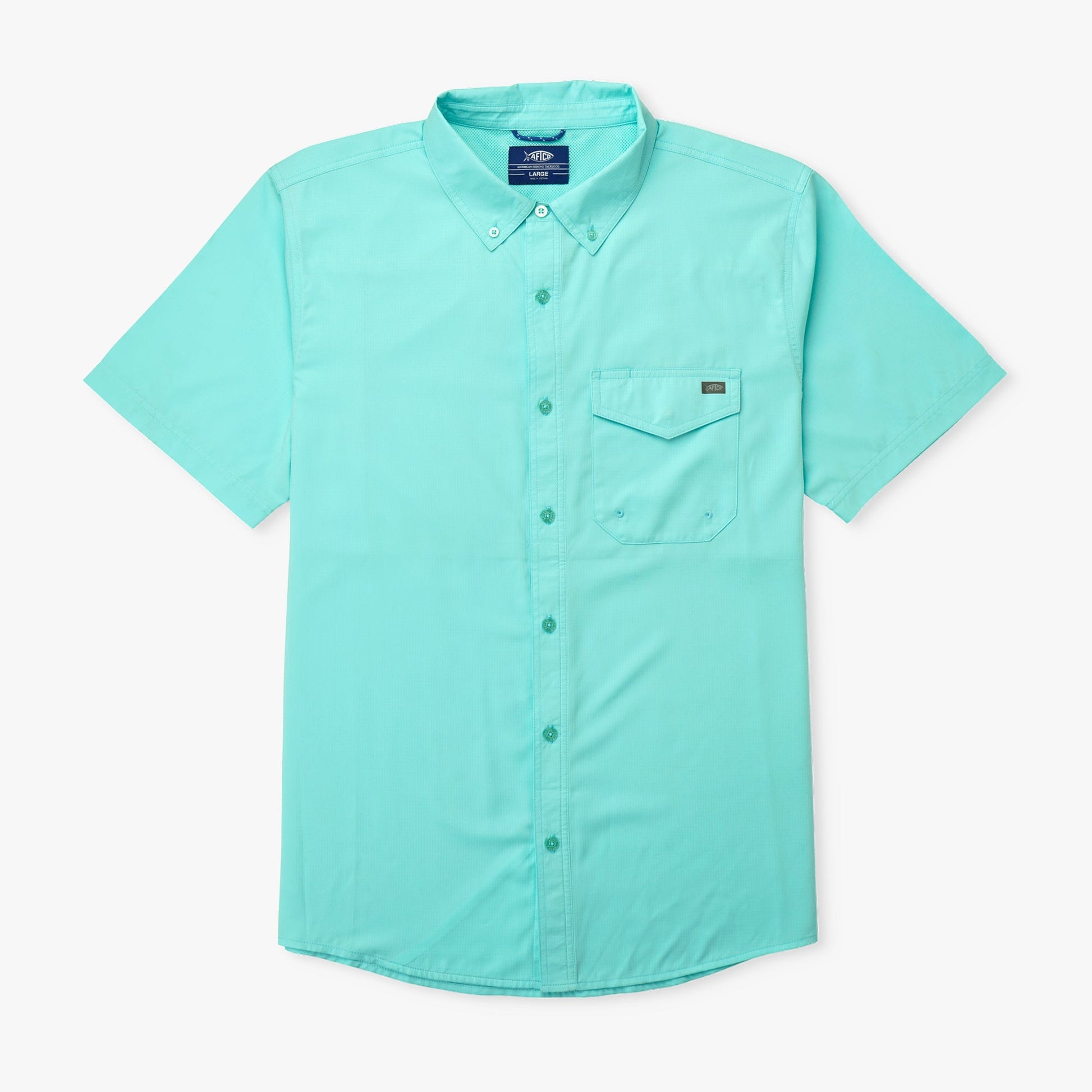 Mens Palomar SS Vented Fishing Shirt - AFTCO