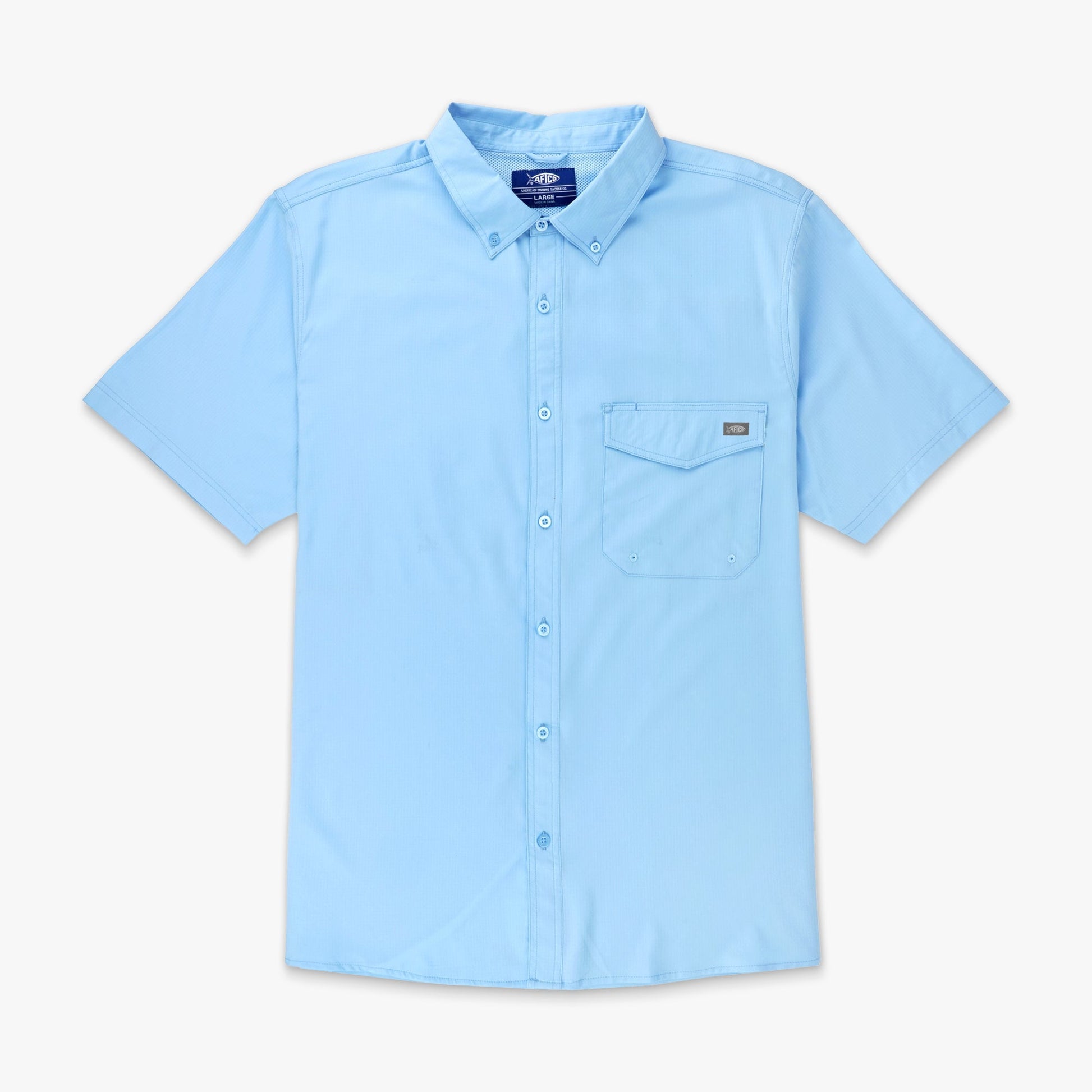 Mens Palomar SS Vented Fishing Shirt - AFTCO