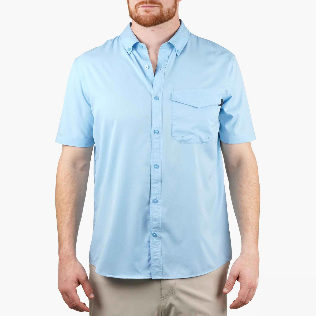 Mens Palomar SS Vented Fishing Shirt - AFTCO