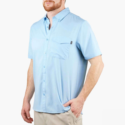 Mens Palomar SS Vented Fishing Shirt - AFTCO