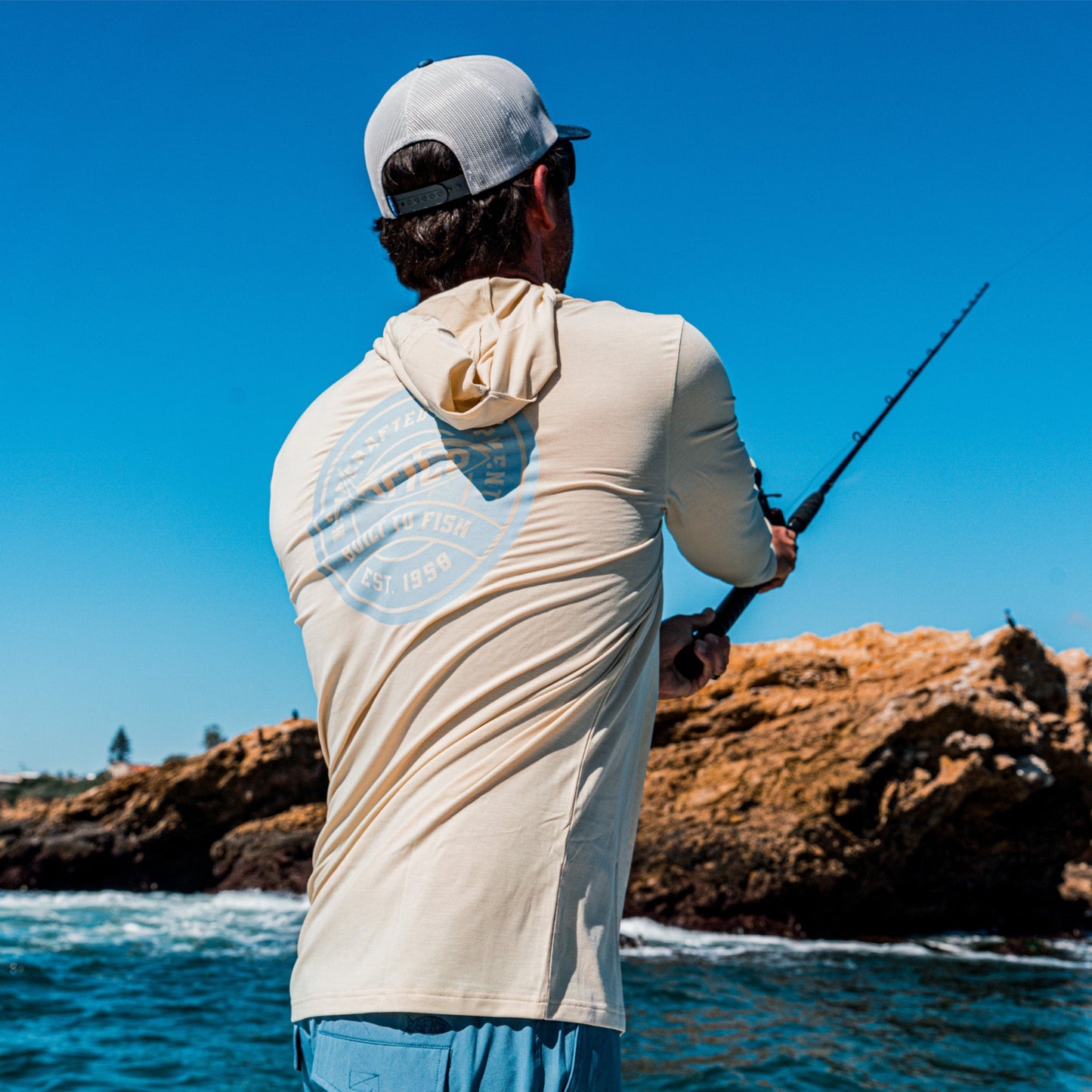 Mens Ocean Bound LS UPF Fishing Shirts - AFTCO