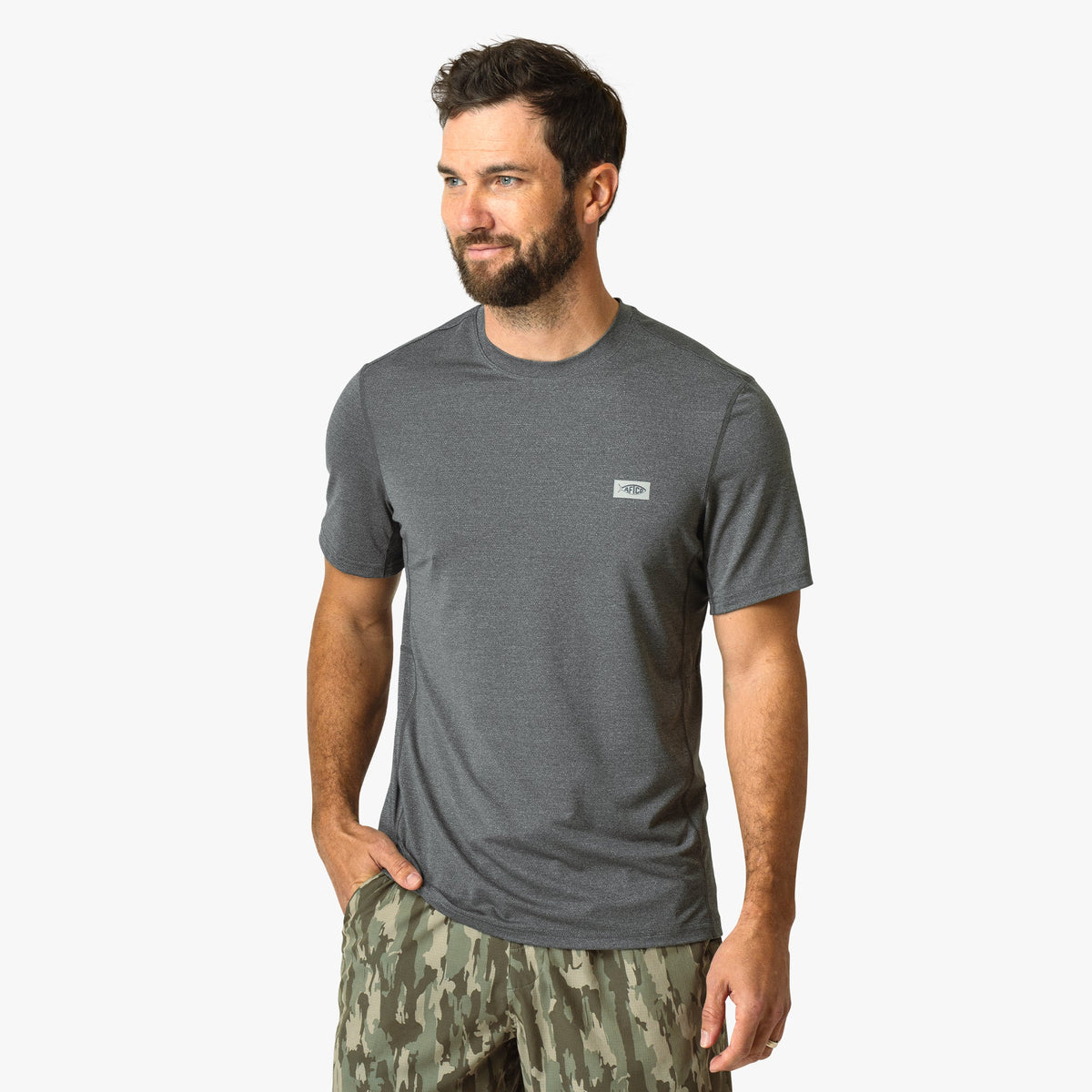 Mens Air O Mesh Breathable Fishing Shirt - AFTCO