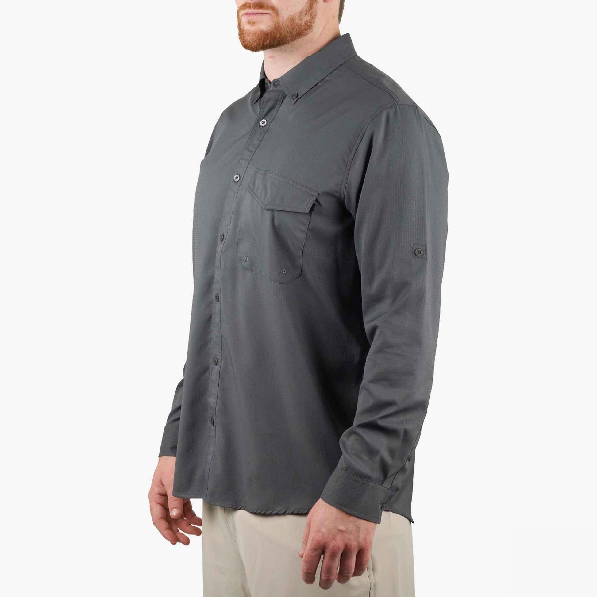 Mens Palomar LS Vented Fishing Shirts - AFTCO