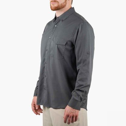 Mens Palomar LS Vented Fishing Shirts - AFTCO