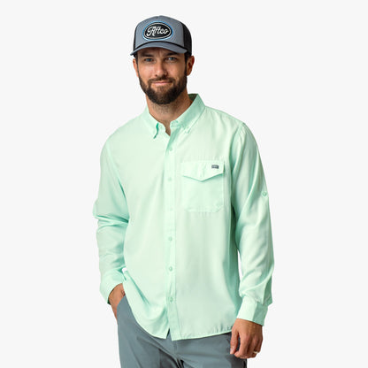 Mens Palomar LS Vented Fishing Shirts - AFTCO