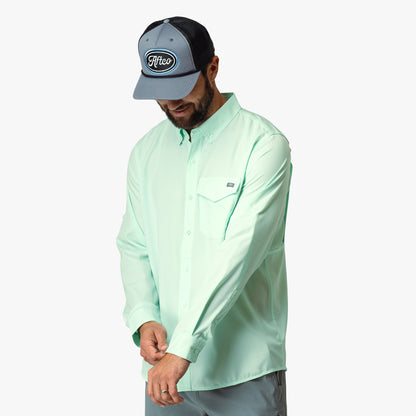 Mens Palomar LS Vented Fishing Shirts - AFTCO